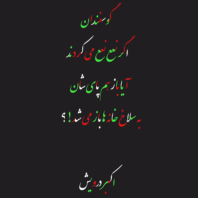 گوسفندان اگر نعع نعع می کردند ؟
