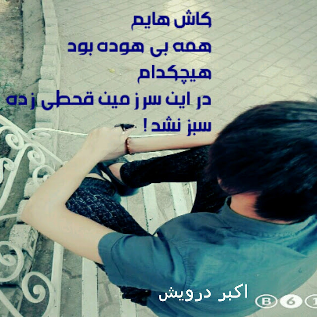 کاش هایم همه بیهوده بود