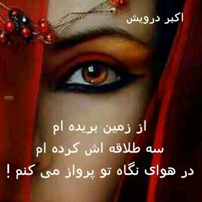 در هوای نگاه تو پرواز می کنم