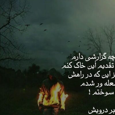گزارش به خاک