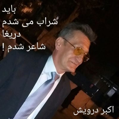 باید شراب می شدم دریغا شاعر شدم !