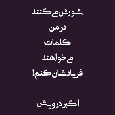 شورش می کنند