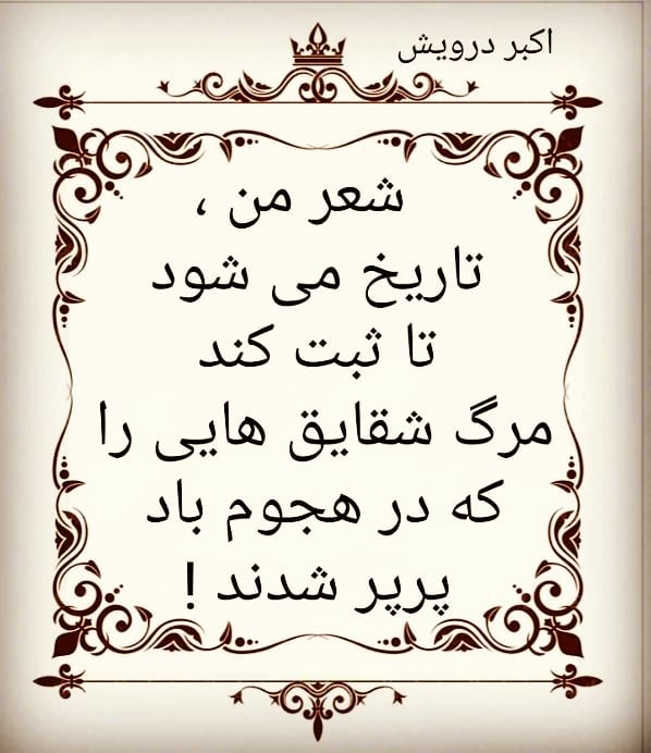 شعر من تاریخ می شود